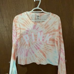 Tie Dye Victoria’s Secret Pink Long Sleeve